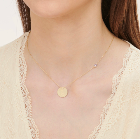 Altın Burç Oğlak Kolye