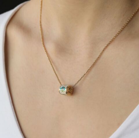 Fortuna Altın Sedef Mineli Kolye