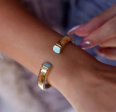 Minima Turkuaz Mineli Kelepçe