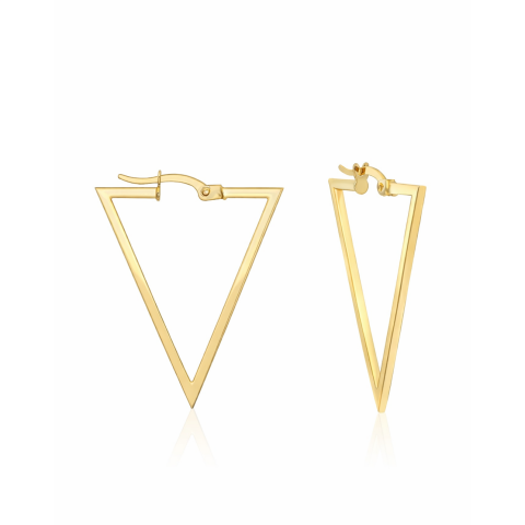 Altın Üçgen Küpe