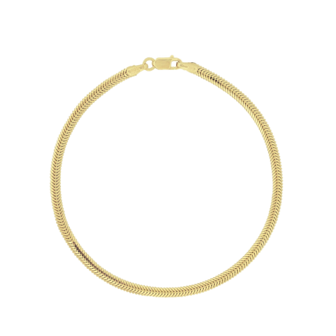 Balık Sırtı Altın Bileklik