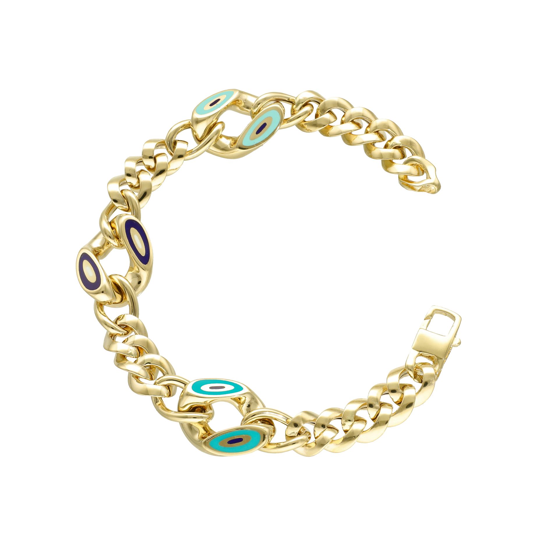 Fortuna Sarı Altın Mineli Bileklik