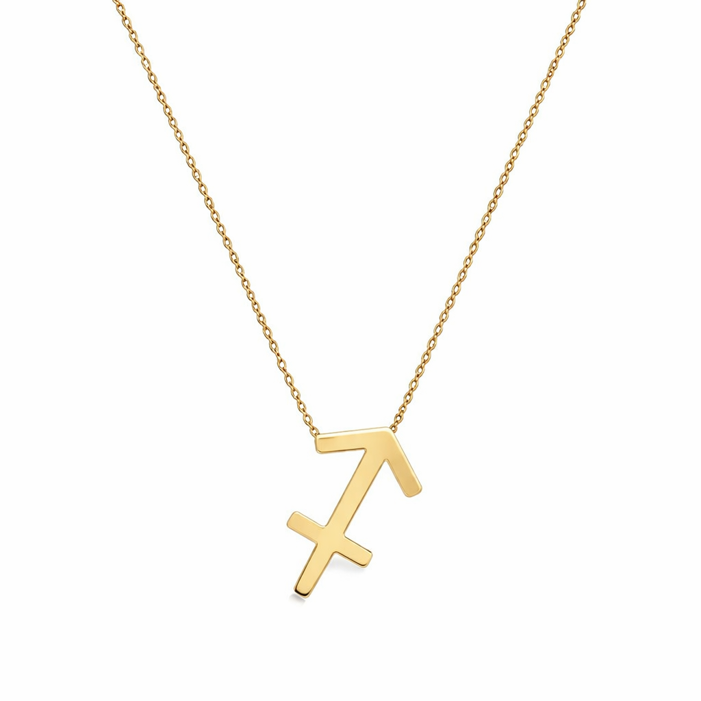 Altın Yay Burç Kolye