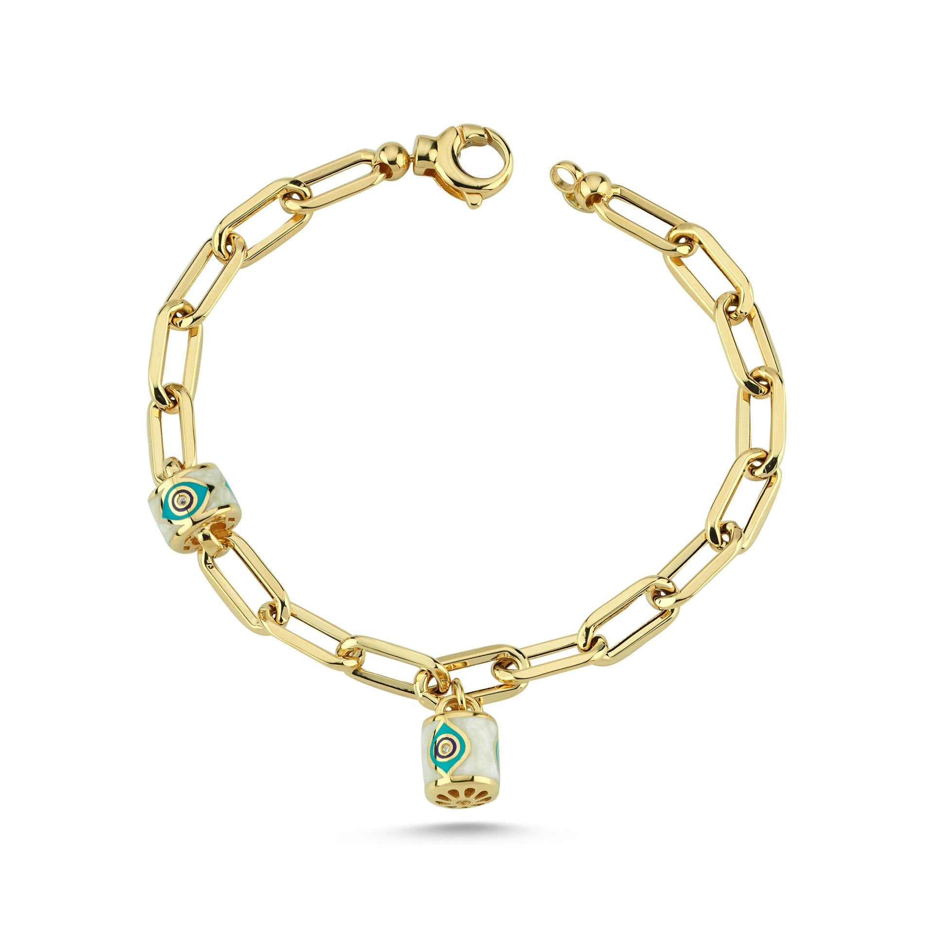 Altın Sedef Mineli Fortuna Bileklik