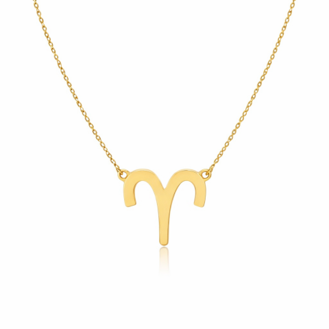 Altın Koç Burç Kolye