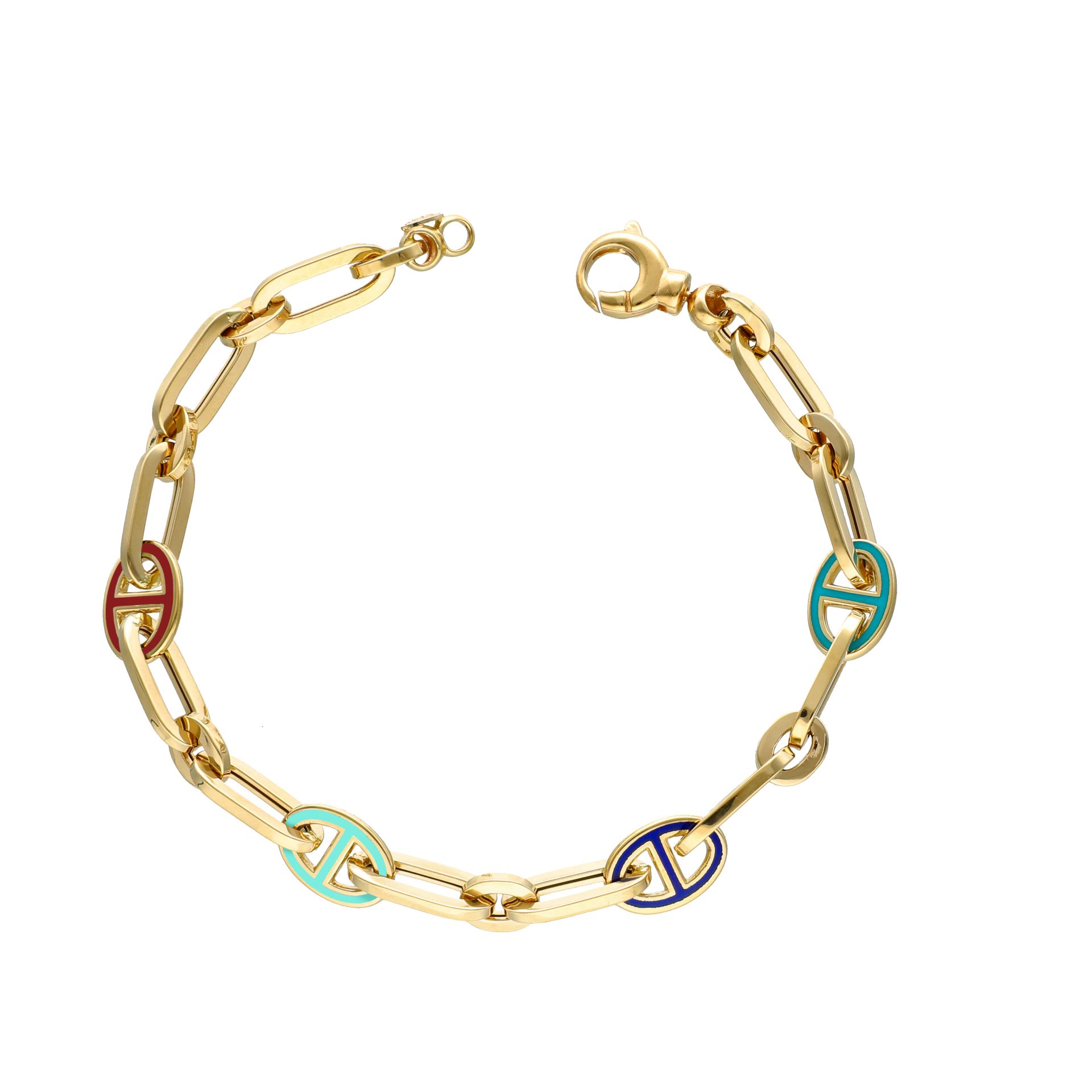 Altın Mineli Zincir Bileklik