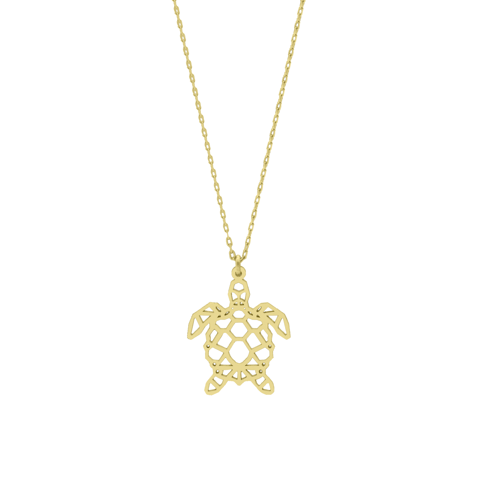 Kaplumbağa Altın Kolye