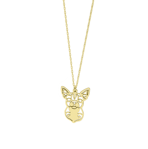 Köpek Altın Kolye