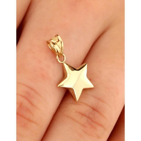 Altın Yıldız Kolye Ucu