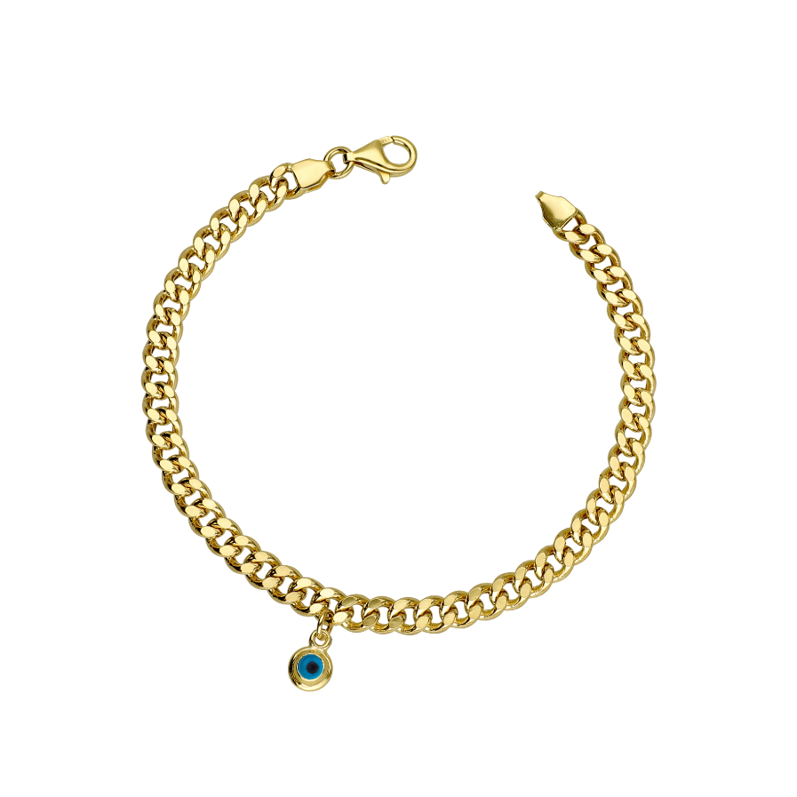 Altın Nazar Boncuklu Bileklik