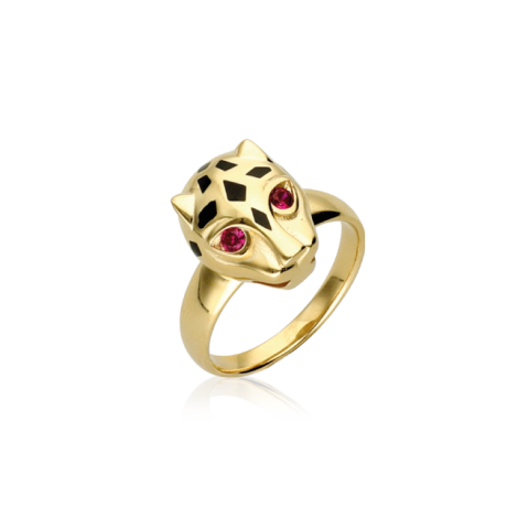 Altın Eterna Panter Yüzük