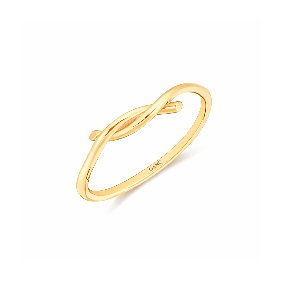 Altın Nişan Düğüm Yüzüğü