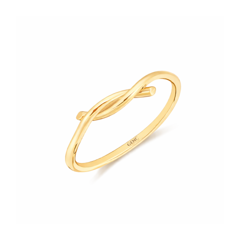 Altın Nişan Düğüm Yüzüğü