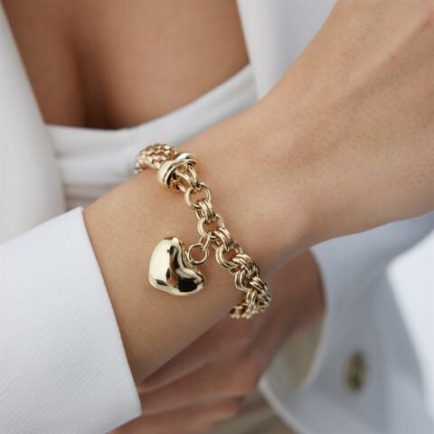 Eterna Sarı Altın Bileklik