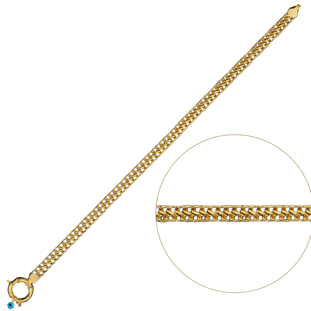 Altın Nazar Boncuklu Viyana Otto Bileklik