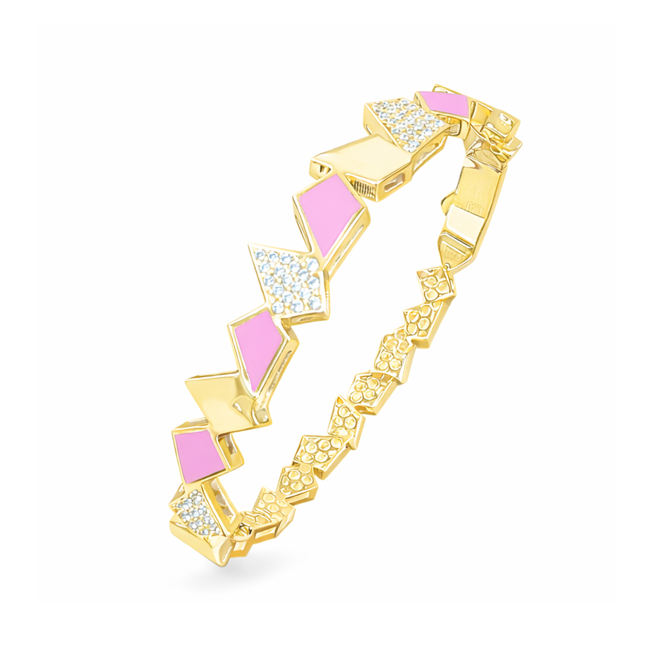 Altın Cam Kırığı Kelepçe