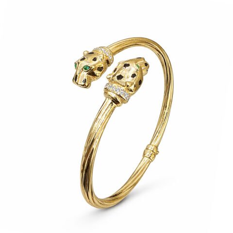 Altın Leopar Elegance Kelepçe