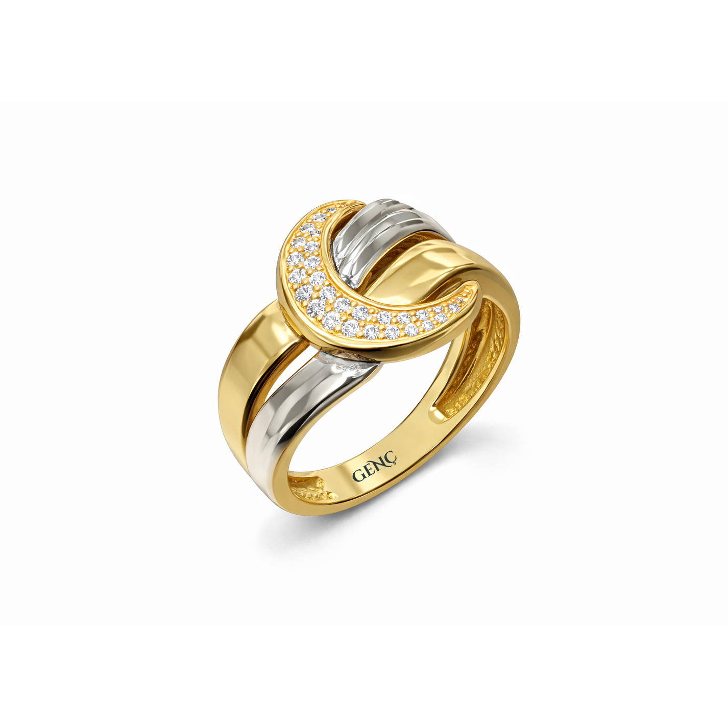 Altın Hilal Yüzük