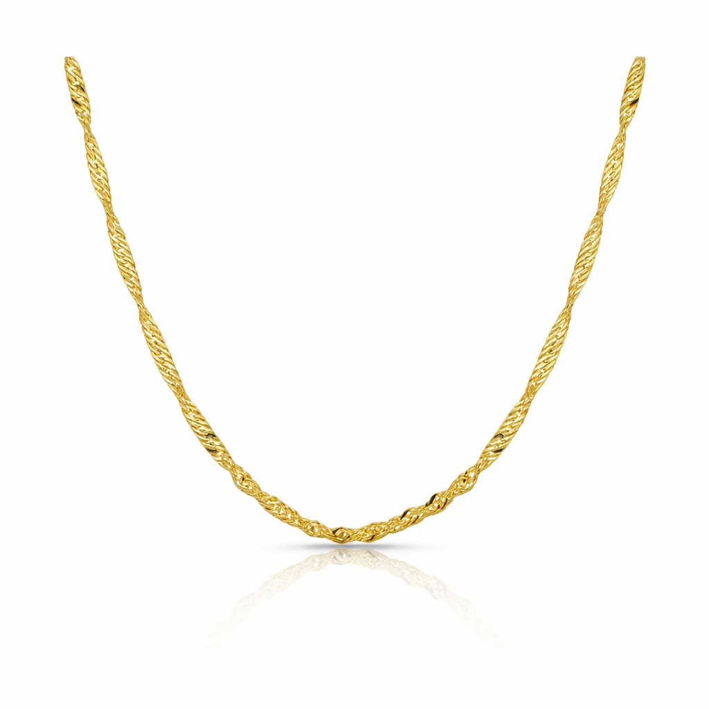 22 Ayar Singapur Zincir Kolye