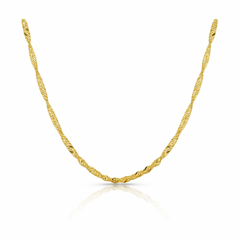 22 Ayar Singapur Zincir Kolye