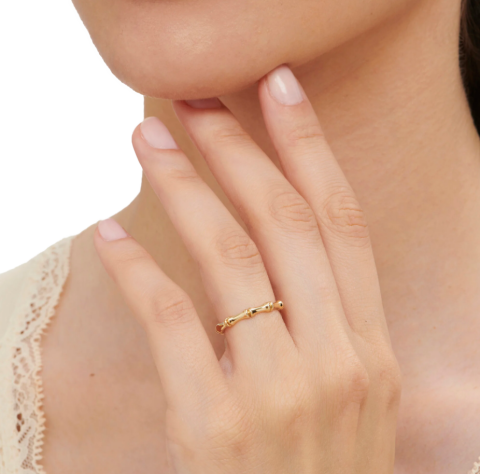 Altın İnce Kemik Yüzük