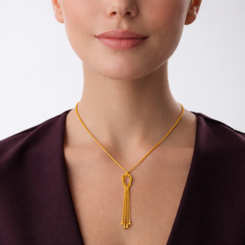 Altın Düğüm Kolye