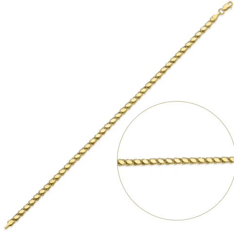 Altın Halep Pullu Bileklik