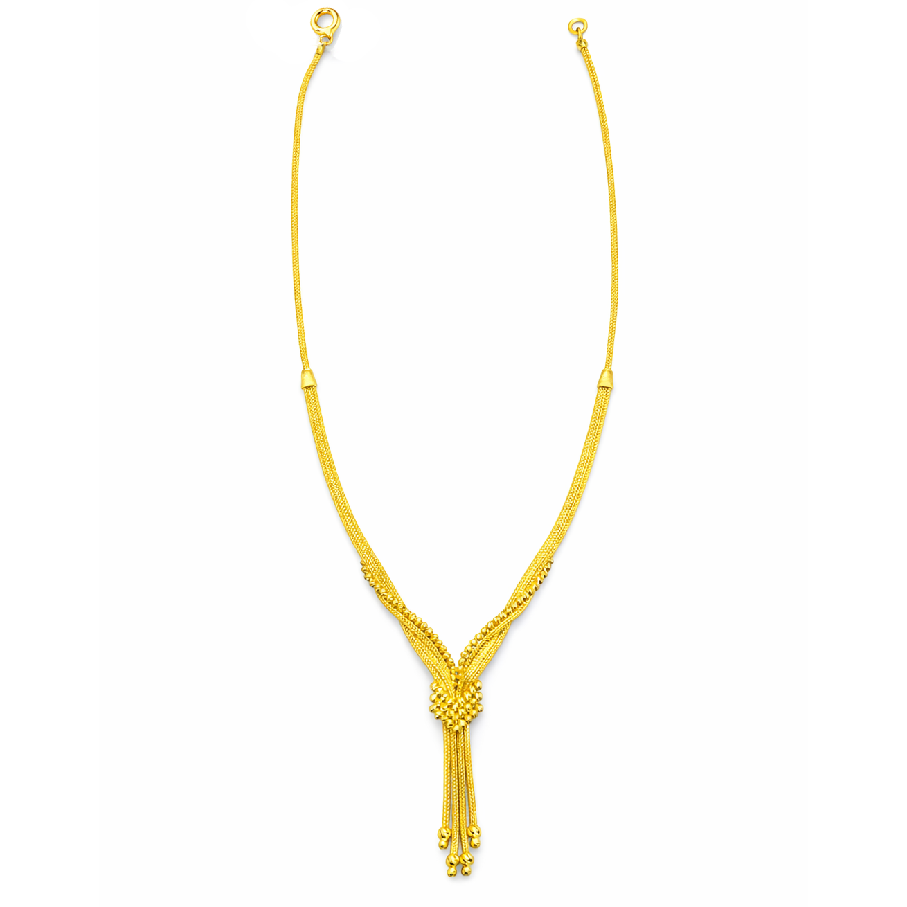 Altın Kalze Örgü Dorikalı Gerdanlık