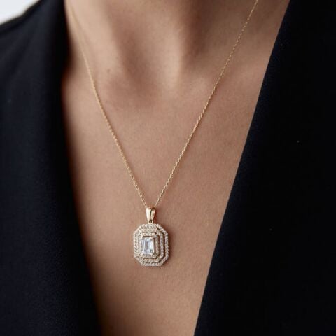 Baget Altın Zincir Kolye