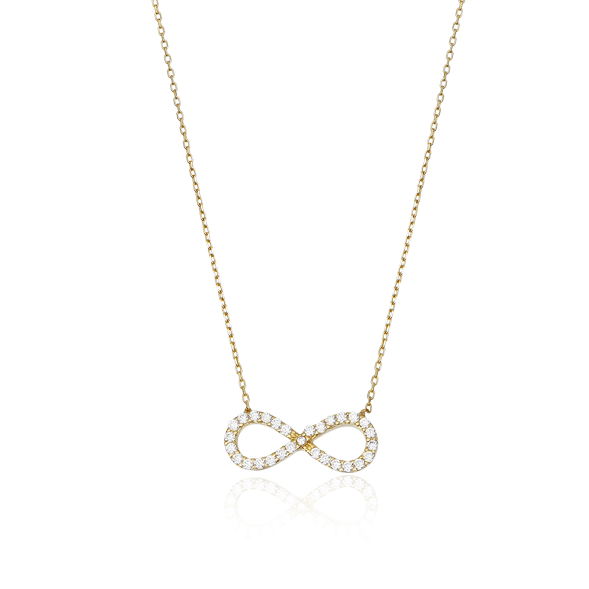 Sonsuzluk Altın Zincir Kolye