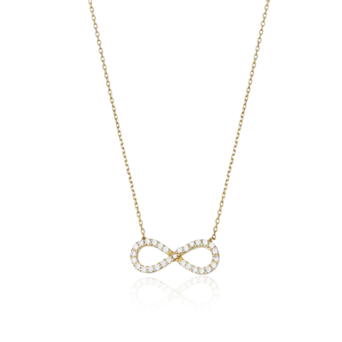 Sonsuzluk Altın Zincir Kolye