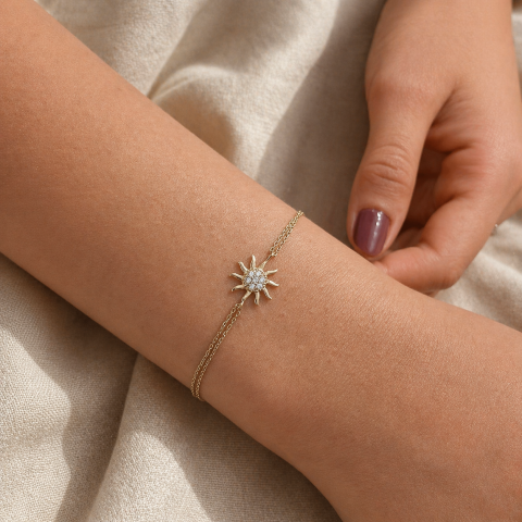 Altın Güneş Bileklik