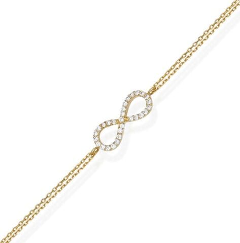 Altın Sonsuzluk Bileklik