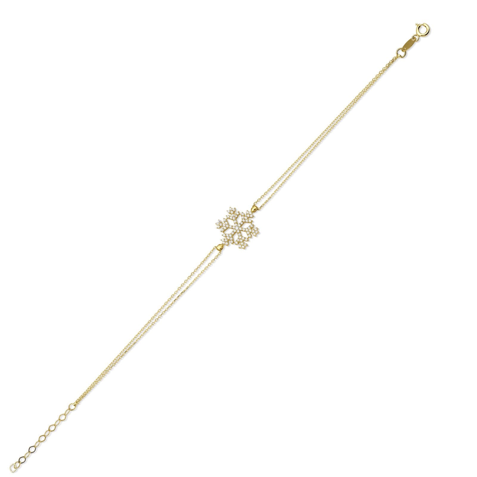 Altın Kar Tanesi Bileklik