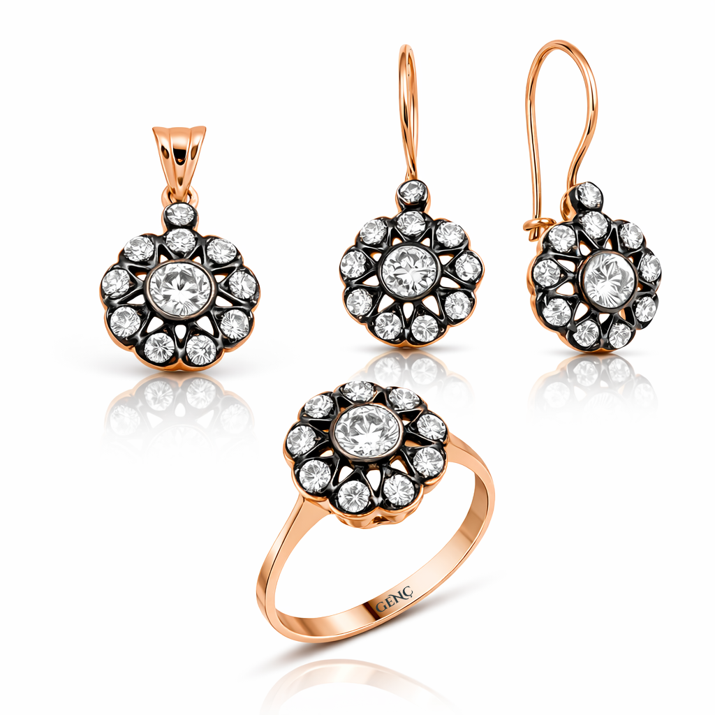 Altın Elmas Eskitme 3'lü Set