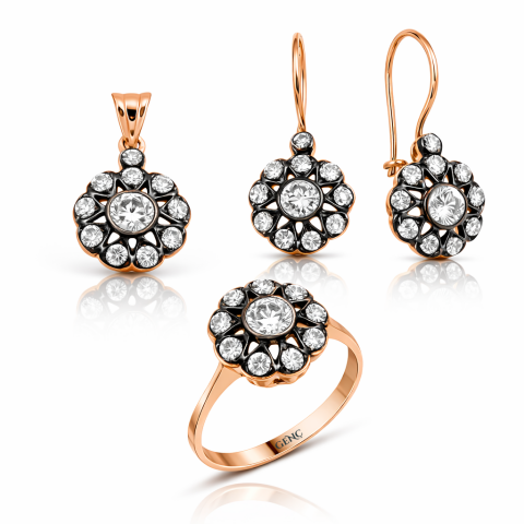 Altın Elmas Eskitme 3'lü Set